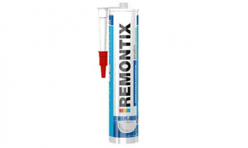 Герметик силиконовый REMONTIX S санитарный, белый 310мл